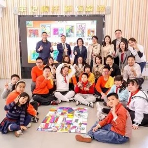 孤獨癥兒童畫作登上餓了么騎手餐箱