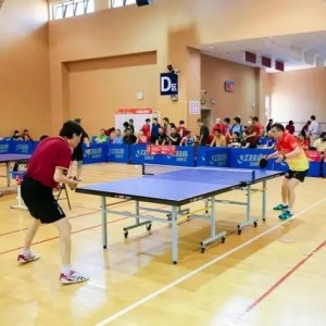 自閉癥和困境兒童參加“敏之杯”第十五屆社區(qū)乒乓球比賽
